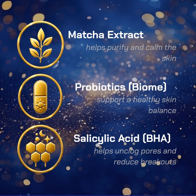 Key Ingredients - Heimish - Matcha Biome Amino Acne Cleansing Foam | acne cleansing foam for oily skin