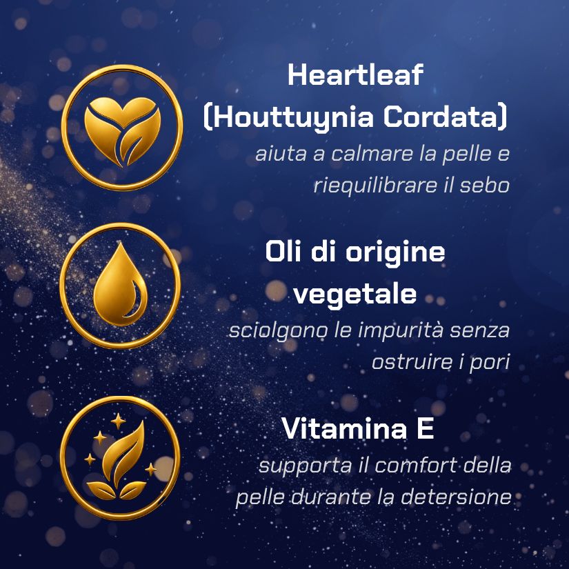 Key Ingredients - ANUA – Olio detergente per il controllo dei pori Heartleaf | olio detergente per i pori