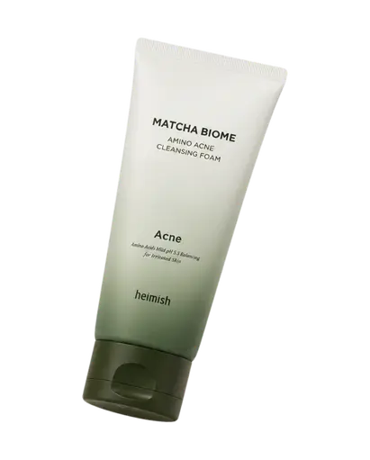Heimish - Matcha Biome Amino Acne Cleansing Foam | acne cleansing foam for oily skin Heimish