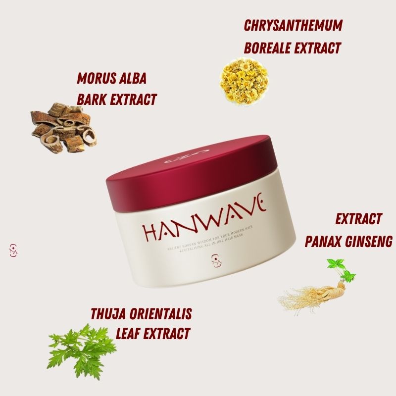 Key ingredients of Hanwave - All-in-One Hair Mask | all in one hair mask for damaged hair