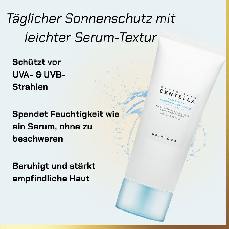 What Sonnenschutz für empfindliche Haut | SKIN1004 Centella Hyalu-Cica Sonnenserum does