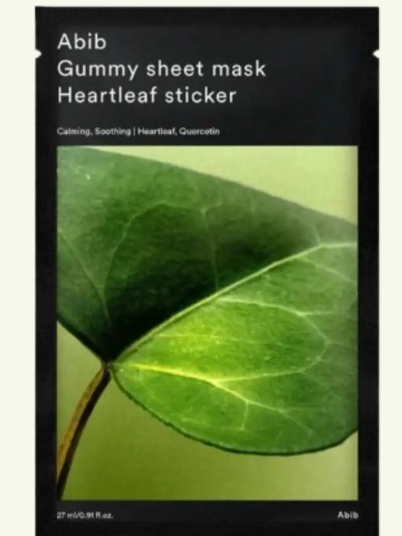 Abib - Gummy Sheet Mask Heartleaf Stickers Abib