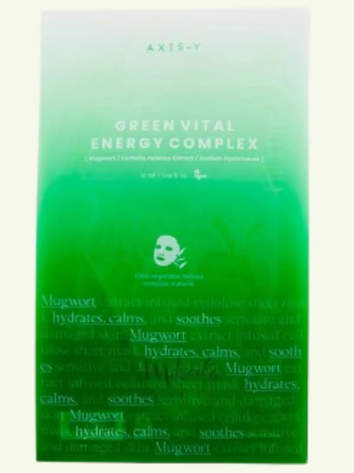 AXIS-Y — Mugwort Green Vital Energy Complex Sheet Mask