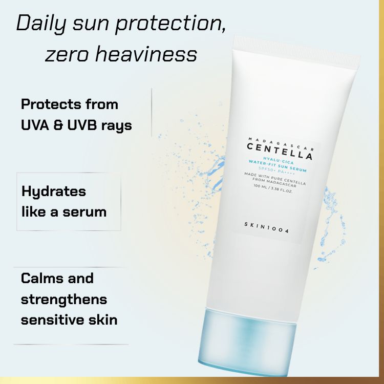 What Sunscreen for Sensitive Skin | SKIN1004 Centella Hyalu-Cica Sun Serum does