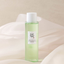 Beauty-of-Joseon-Green-Plum-Refreshing-Toner-AHA-BHA on pink cushion