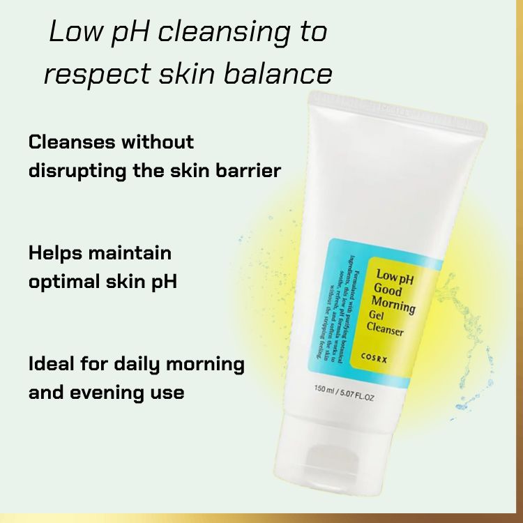What COSRX – Low pH Good Morning Cleanser | low ph cleanser for sensitive skin does