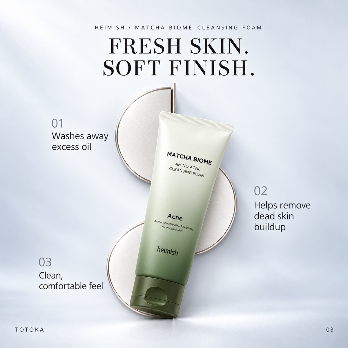 Heimish — Matcha Biome Amino Acne Cleansing Foam