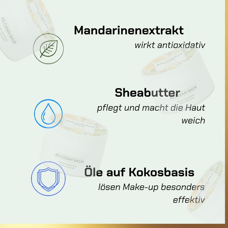 Key ingredients of Heimish - All Clean Balm Mandarin | Reinigungsbalsam für empfindliche Haut