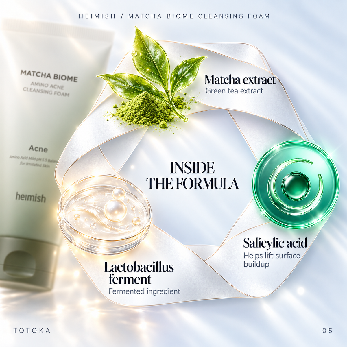 Heimish — Matcha Biome Amino Acne Cleansing Foam