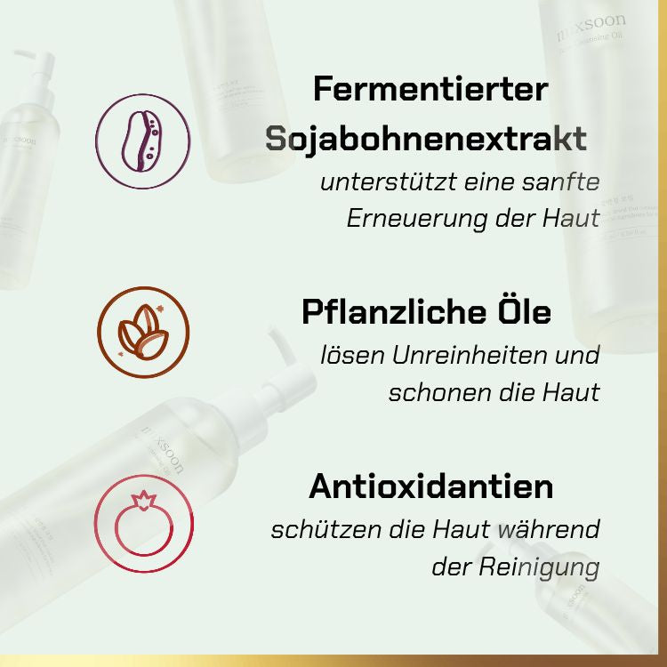Key Ingredients - Mixsoon - Bean Cleansing Oil | leichtes Reinigungsöl für fettige Haut