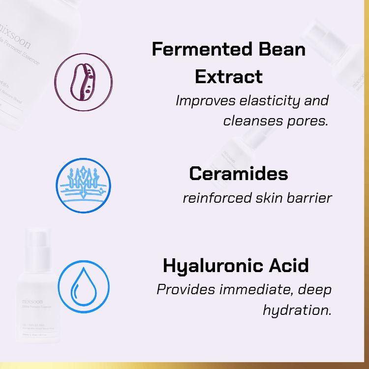 Key ingredients of Mixsoon - Bifida Ferment Essence | bifida essence for barrier support