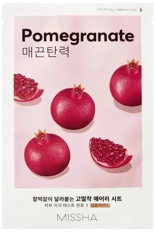 Missha - Airy Fit Pomegranate Sheet Mask Missha