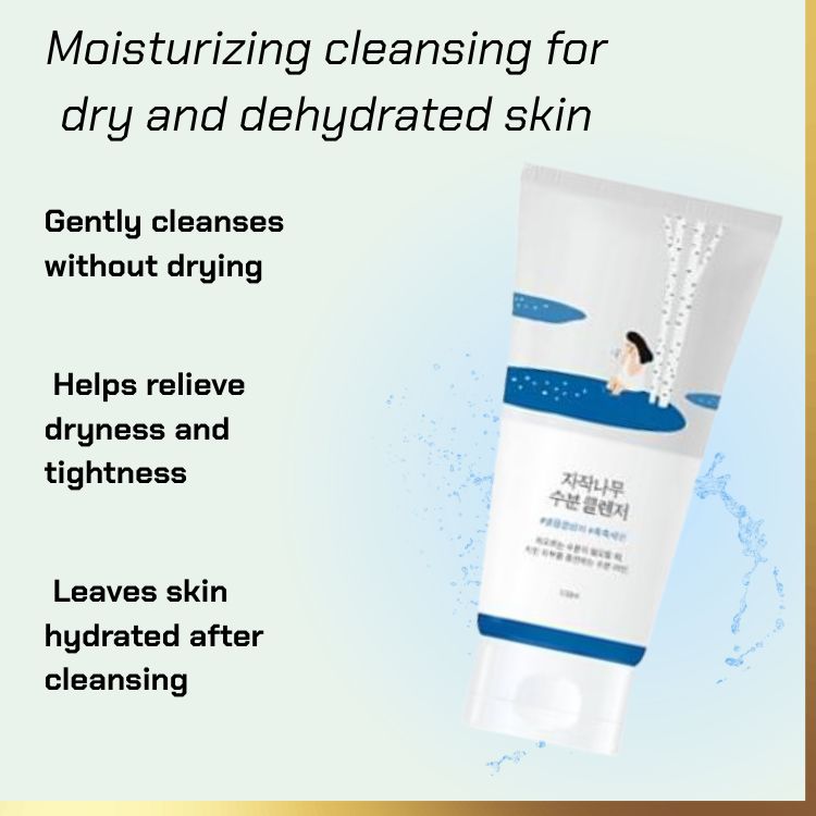 What RoundLab -Birch Juice Cleanser |  hydrating cleanser for dry skin does