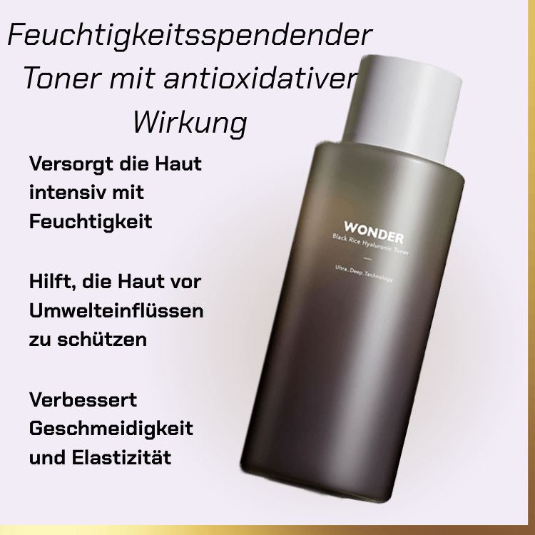 What HaruHaru Wonder – Hyaluronsäure-Gesichtswasser mit schwarzem Reis | Hyaluronsäure Toner für empfindliche Haut does