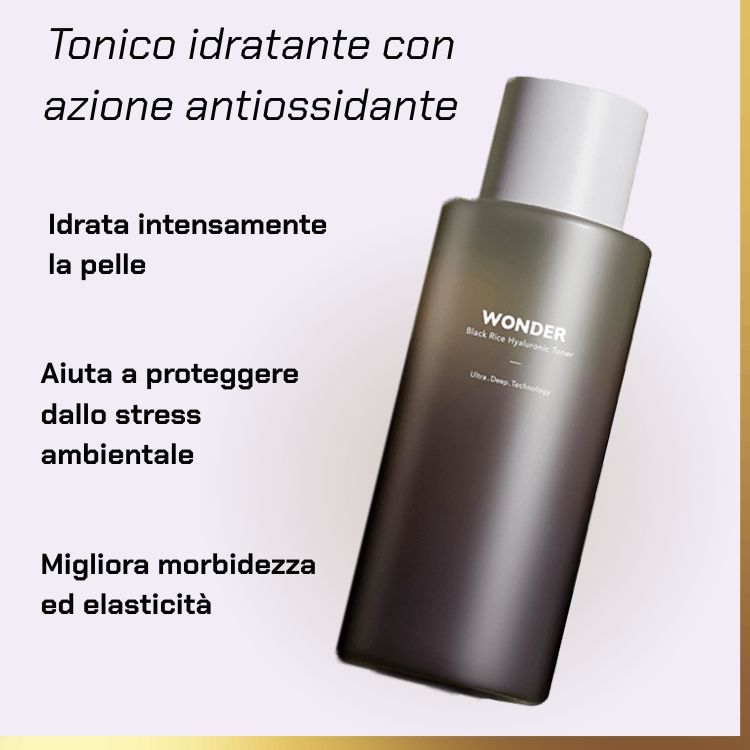What HaruHaru Wonder - Tonico all'acido ialuronico al riso nero | tonico all'acido ialuronico per pelli sensibili does