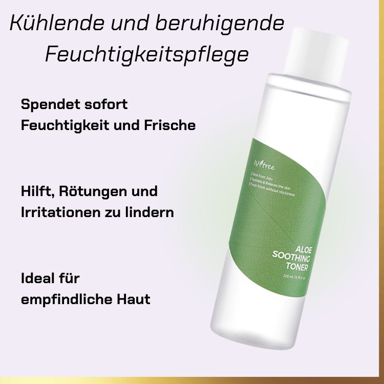 What IsNTREE – Beruhigendes Aloe-Gesichtswasser | aloe toner für empfindliche haut does