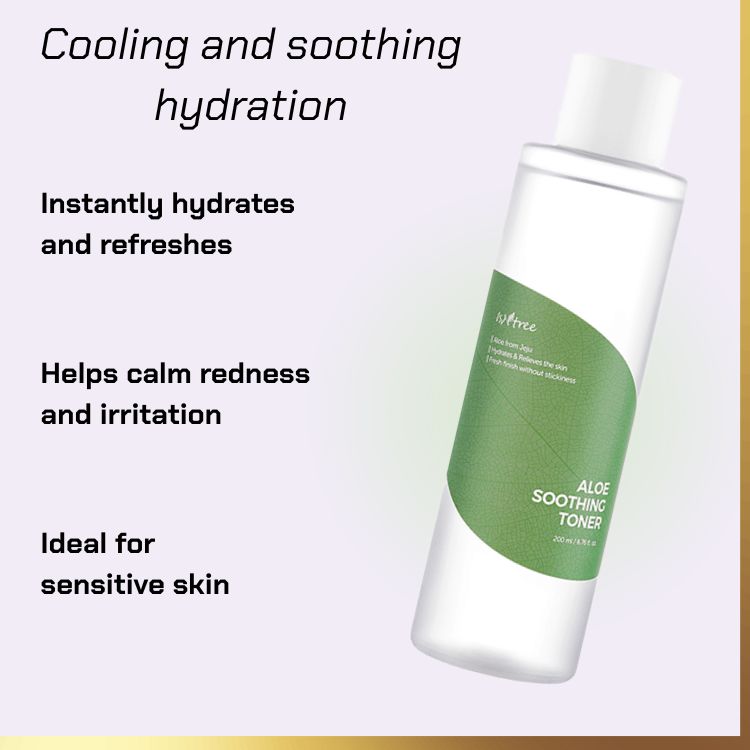 What ISNTREE - Soothing  Aloe Toner | aloe toner for sensitive skin does