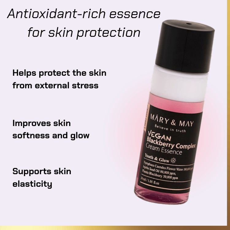 What Mary&May - Vegan Blackberry Complex Cream Essence | cream essence for hydration does
