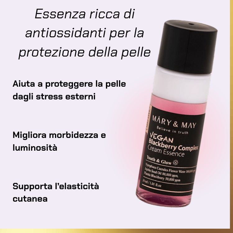 What Mary&May - Essenza di crema vegana al complesso di more |essenza idratante does