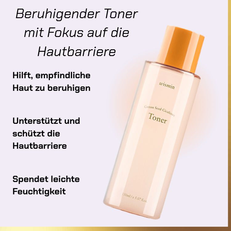 What Wismin - Cotton Seed Cisafence Gesichtswasser | beruhigender Toner für empfindliche Haut does