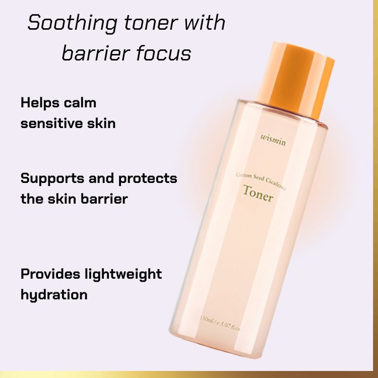 What Wismin - Cotton Seed Cicafence Toner |  calming toner for sensitive skin does