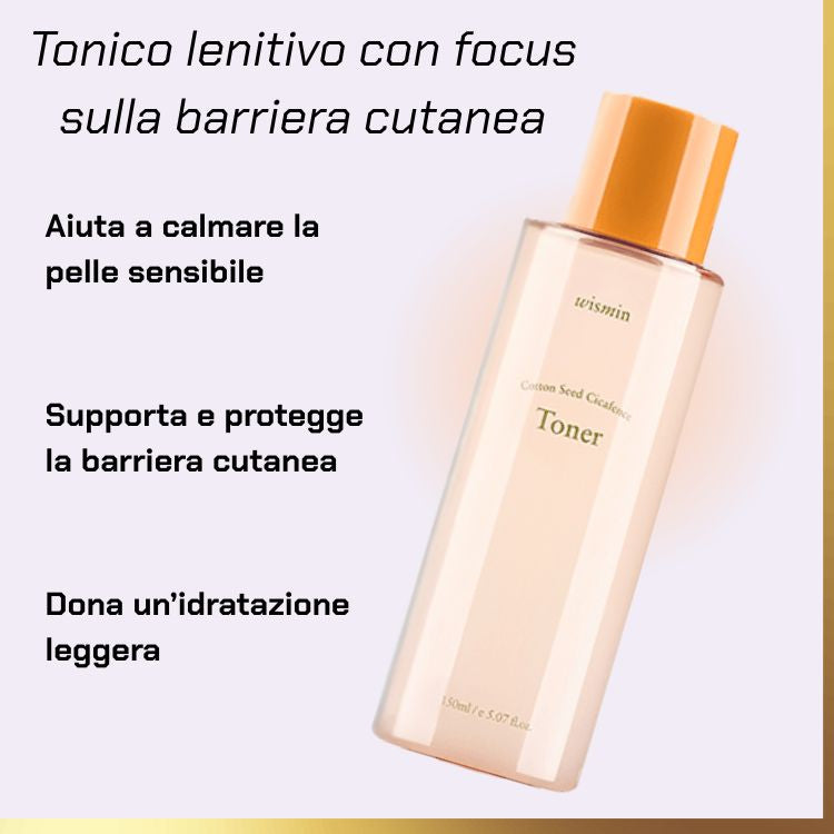 What Wismin - Tonico Cicafence ai semi di cotone | tonico lenitivo per pelli sensibili does