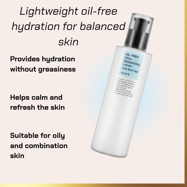 What COSRX - Oil Free Ultra Moisturizing Lotion | oil free moisturizer for acne prone skin does