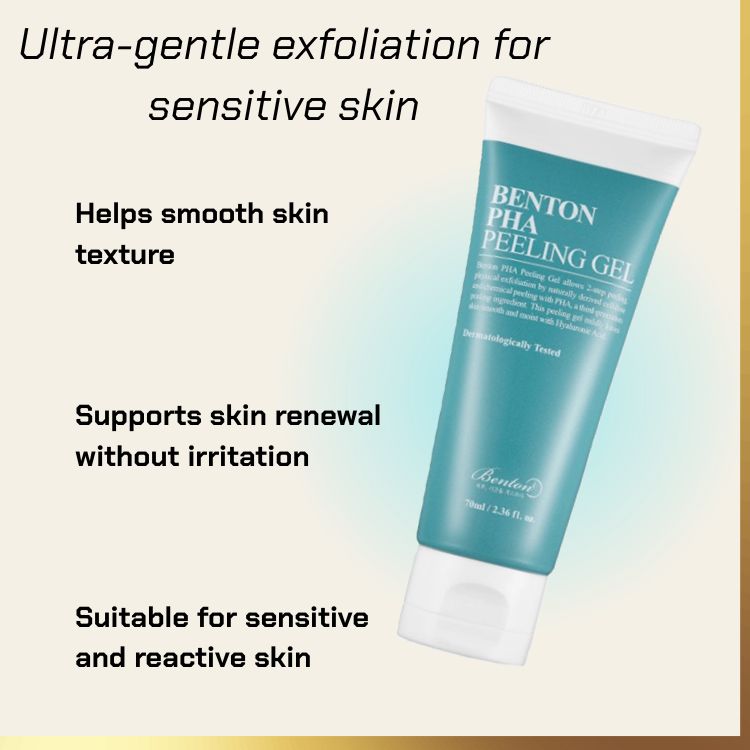 What Benton - PHA Peeling Gel | gentle exfoliating gel for sensitive skin does