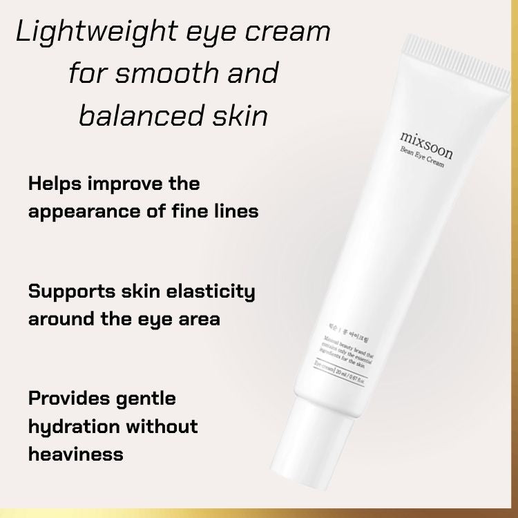What Mixsoon - Bean Eye Cream | hydrating eye cream for sensitive skin does