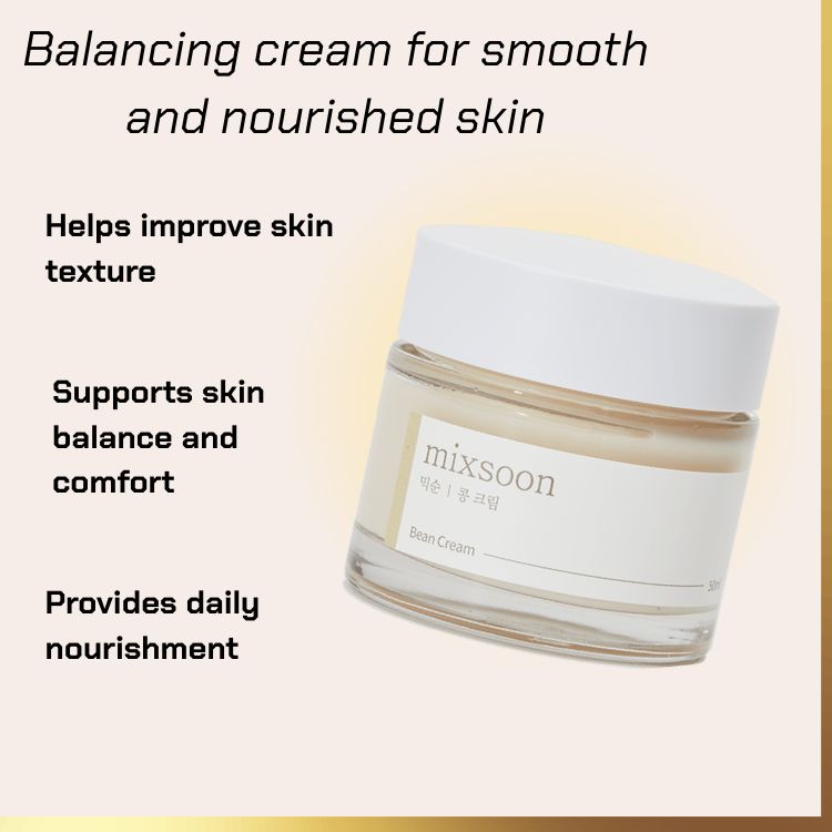 What Mixsoon - Bean Cream | lightweight moisturizer for oily skin does