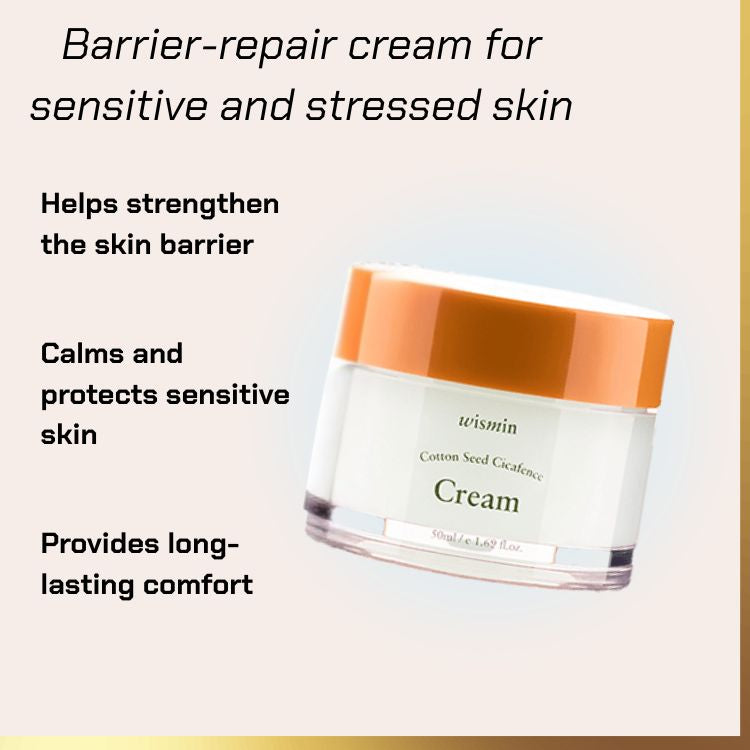 What Wismin - Cotton Seed Cicafence Cream | barrier repair cream for sensitive skin does