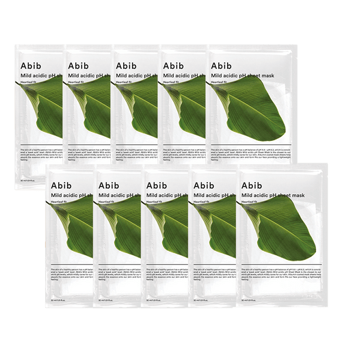 Abib - Mild Acidic pH Sheet Mask Heartleaf Fit – Korean skincare by TOTOKA