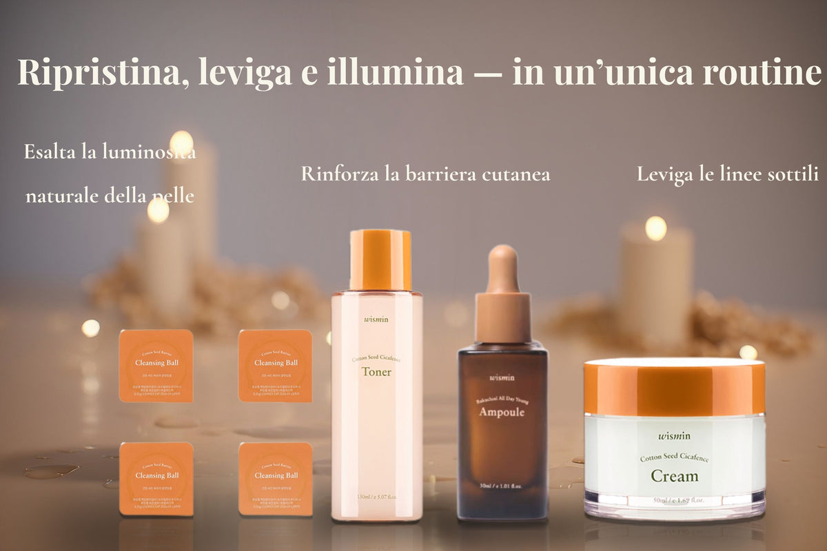 Set di prodotti per la riparazione della barriera cutanea Wismin 2