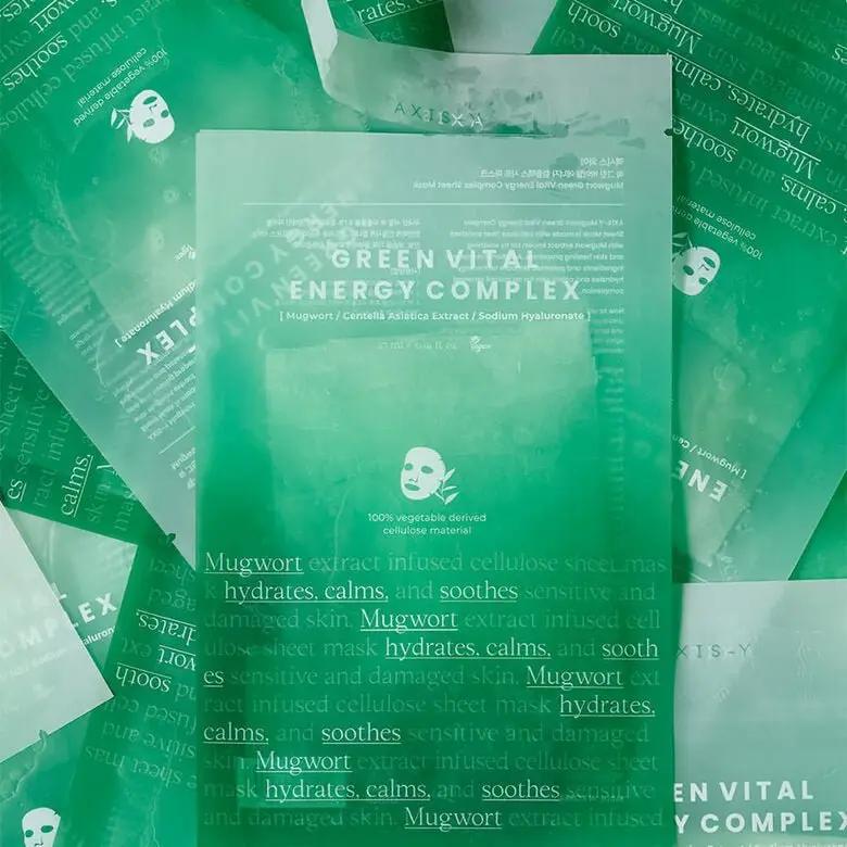 Axis - Y - Green Vital Energy Complex Mask – Korean skincare by TOTOKA