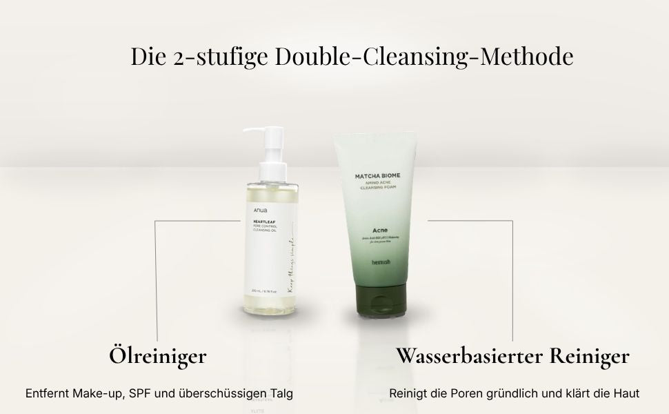 Double Cleansing Akne-Hautpflegeset 1