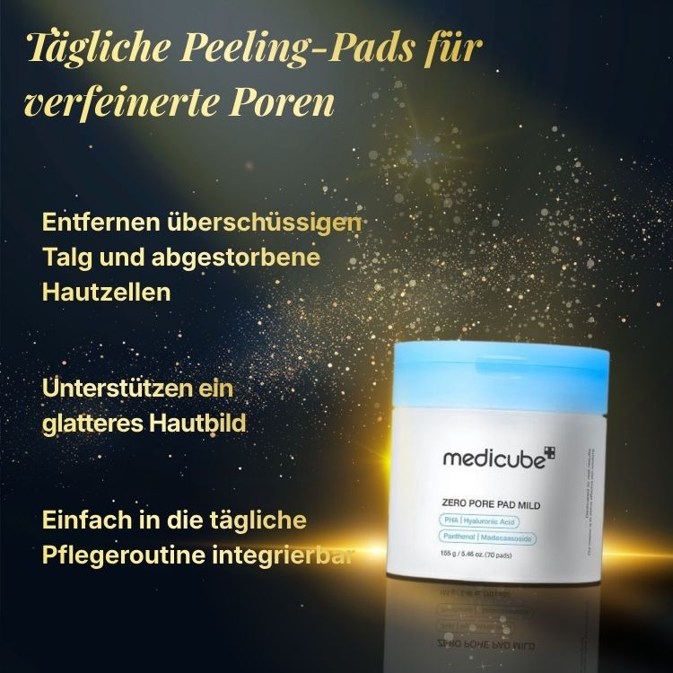 What it does - MEDICUBE – Zero Pore Pad Mild | porenpflege toner Pads für empfindliche Haut