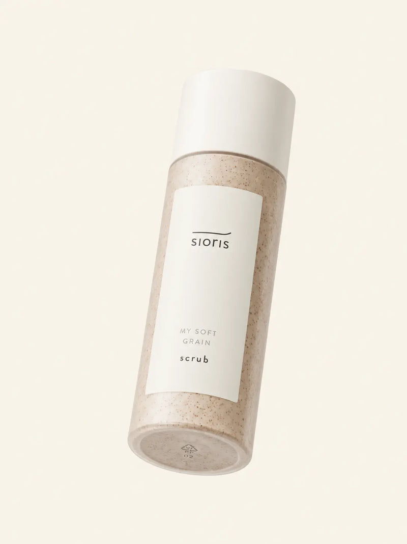 Sioris – My Soft Grain Scrub | gentle facial scrub for sensitive skin Sioris