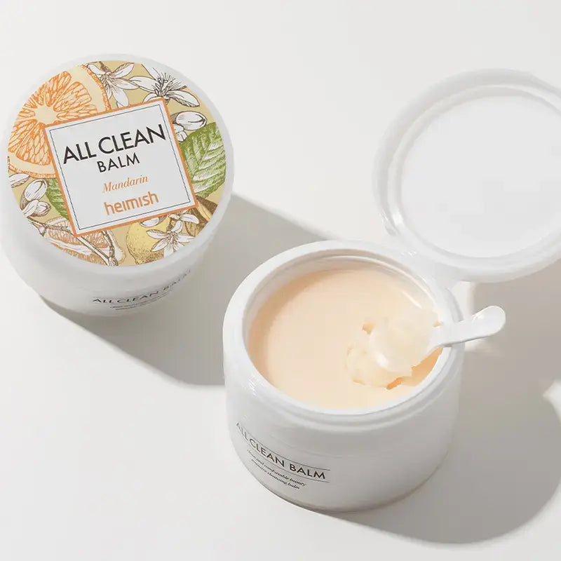 Heimish All Clean Balm Mandarin for effortless makeup removal and soft skin | TOTOKA Korean Skincare