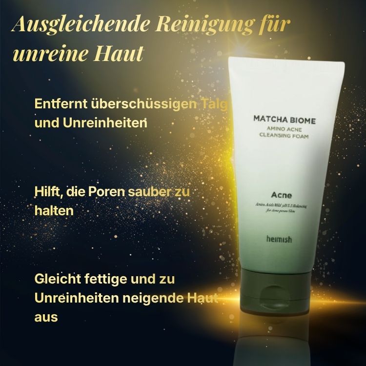 What it does - Heimish – Matcha Biome Amino Akne-Reinigungsschaum | Reinigungsschaum für fettige Haut