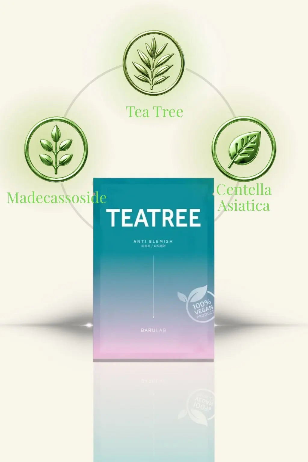 Barulab - The Clean Vegan Tea tree Mask | tea tree mask for acne-prone skin Barulab
