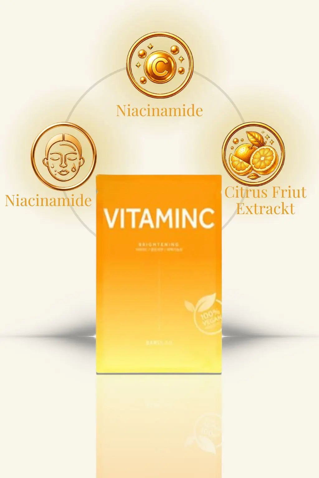 Barulab - Brightening Vitamin C Sheet Mask | vitamin C mask for glowing skin Barulab