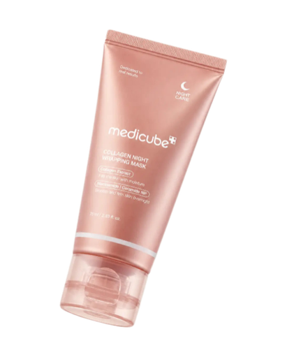 MEDICUBE - Maschera avvolgente al collagene per la notte | maschera al collagene per la notte