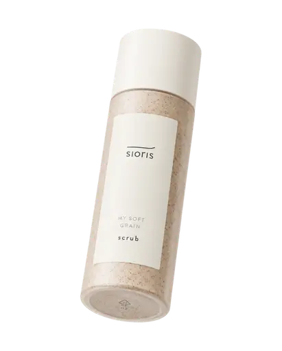 Sioris – My Soft Grain Scrub | gentle facial scrub for sensitive skin Sioris