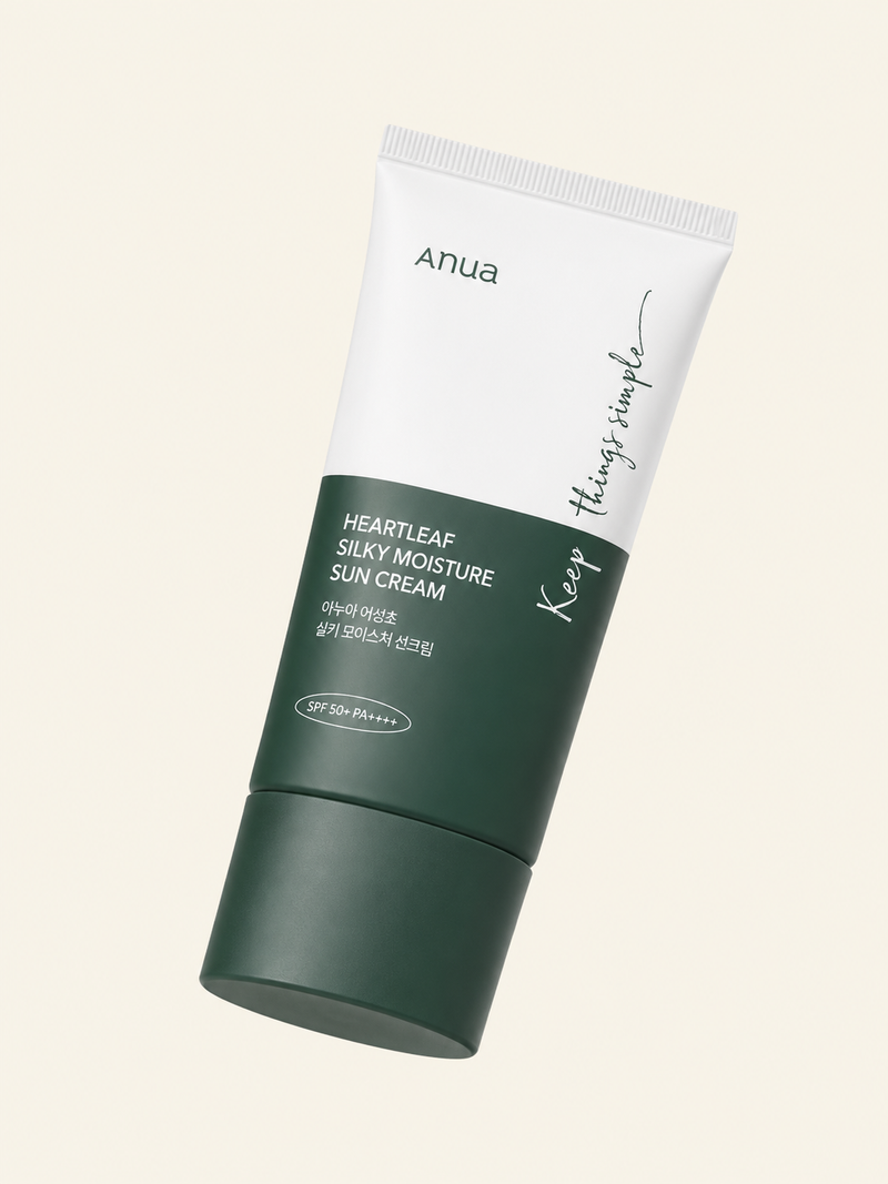 Anua - Heartleaf Silky Moisture Sunscreen | sunscreen for sensitive skin ANUA